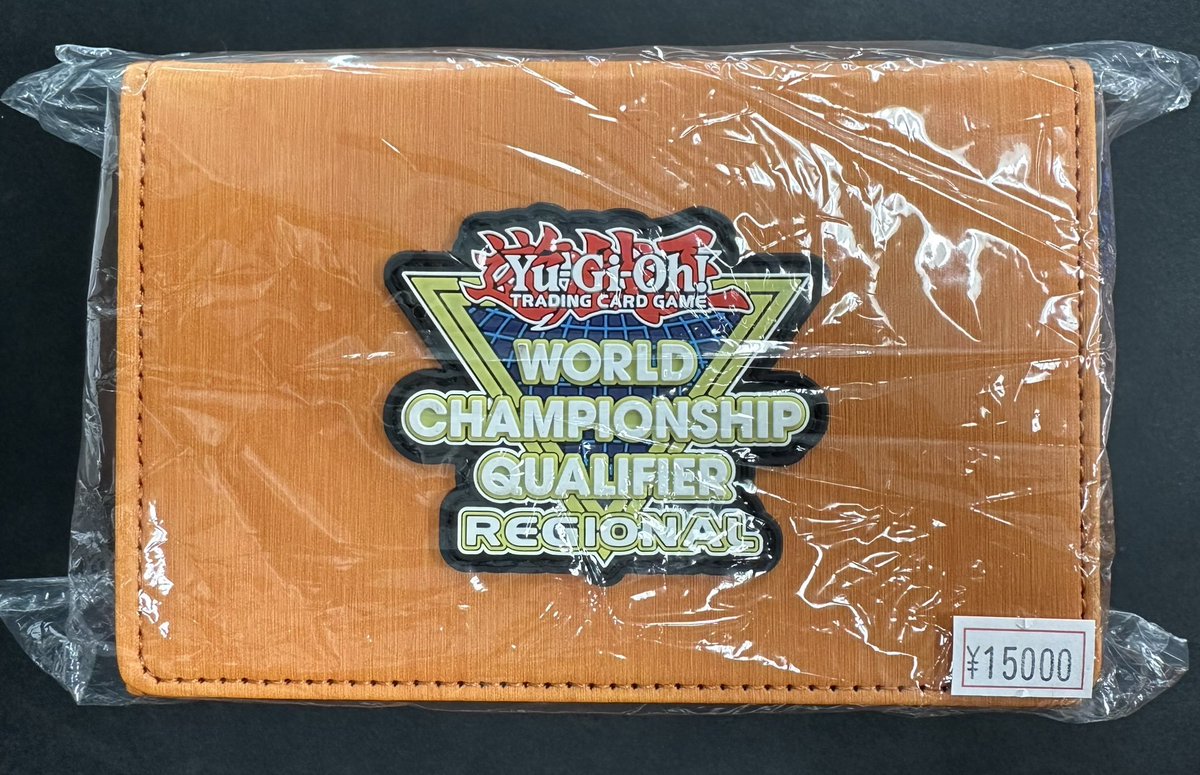 遊戯王 サプライ】 WCQ デッキケース 黒 ￥12,000- オレンジ ￥15,000