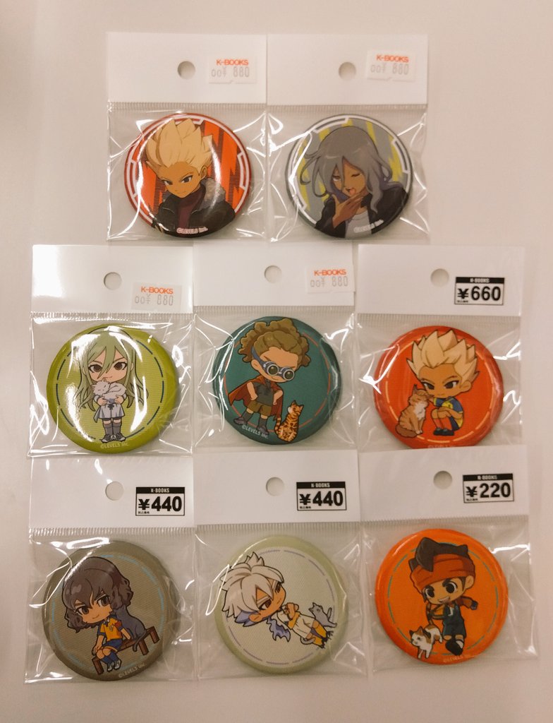 入荷情報】 イナズマイレブン 新作 まねきねこコラボ グッズ 缶バッジ