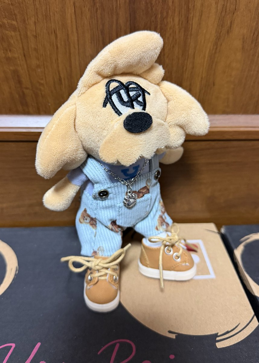 優里犬の新しいお洋服買ったの見てーー🐶ぬい用の試着室もあって吟味し