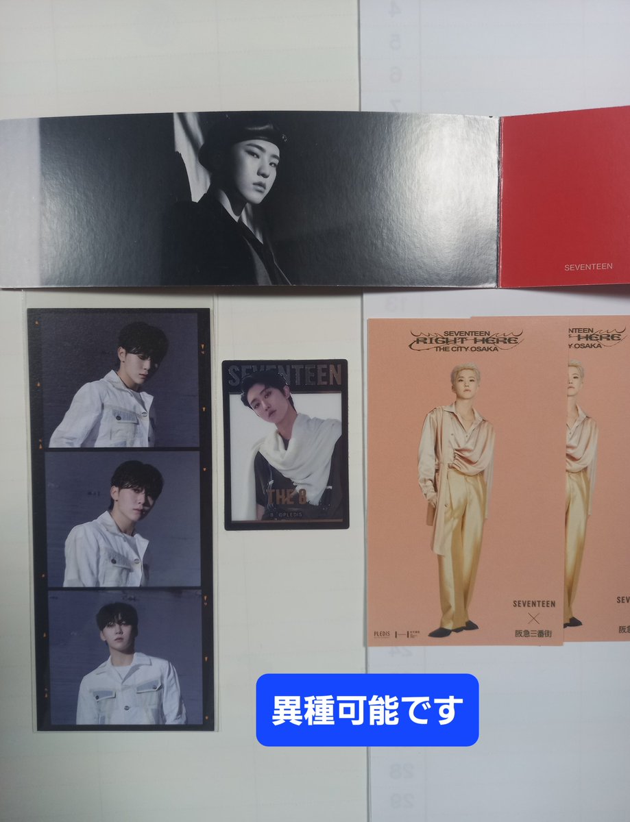 SEVENTEEN 交換 セブチ 缶バッジ トレカ グッズ 譲 ▷ エスクプス