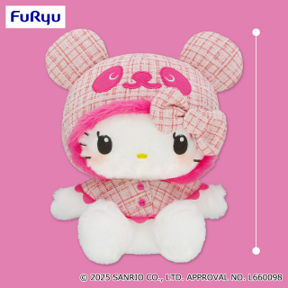 ⚠️まもなく入荷⏰📣／ 『パンダ ハローキティ 胸きゅんツイード超BIG