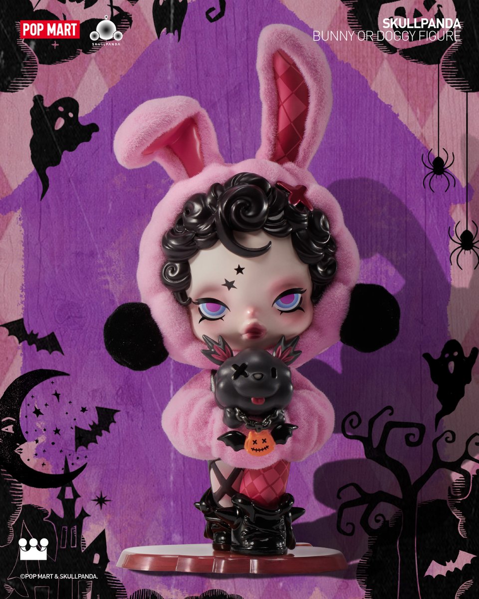 SKULLPANDA Bunny or Doggy ハッピーハロウィン！ パンクでゴシックな