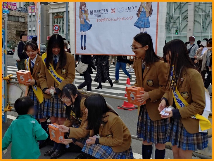 品川女子学院 作画部からのご支援👩‍🎓 先日の文化祭の取り組みに加え