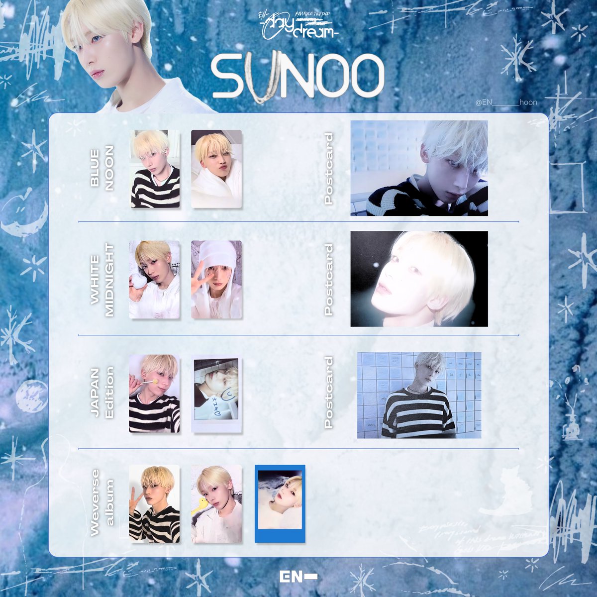 🍥⸝꙳ ⁡ ENHYPEN 2nd Studio Repackage Album ROMANCE : UNTOLD