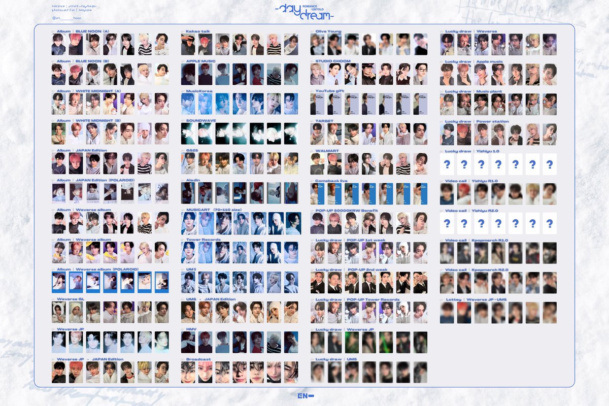 🍥⸝꙳ ⁡ ENHYPEN 2nd Studio Repackage Album ROMANCE : UNTOLD