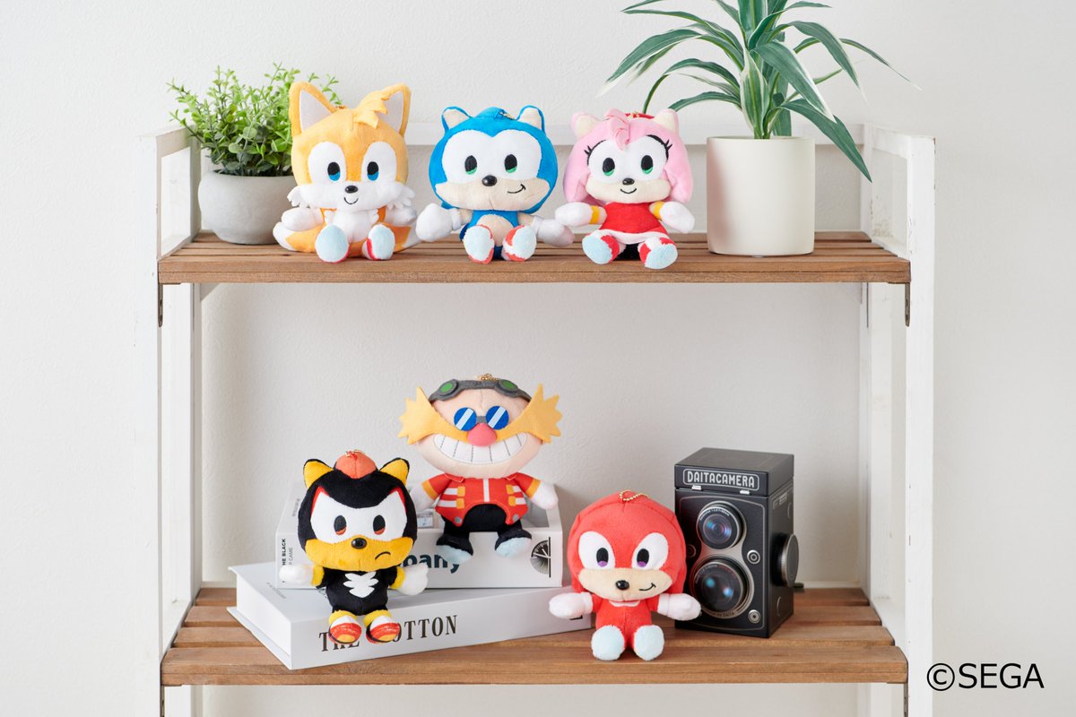 ◤ ◥ SONIC & FRIENDS シャドウ本日発売⚫💨 ◣ ◢ ・ぬいぐるみM