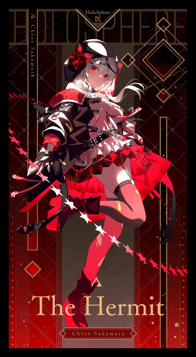 タロットカードシリーズ 17/78】 9 隠者 THE HERMIT 沙花叉クロヱ