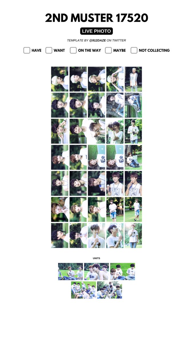 BTS KOREA 2ND MUSTER MERCHANDISE MD PC PHOTOCARDS WISHLIST WL