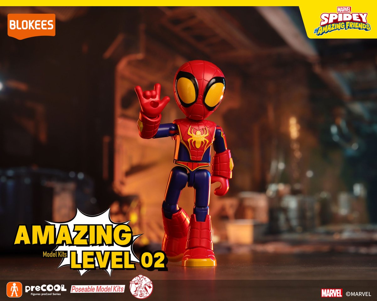 Introducing Blokees Marvel Amazing Level 02! Build Spider-Man in