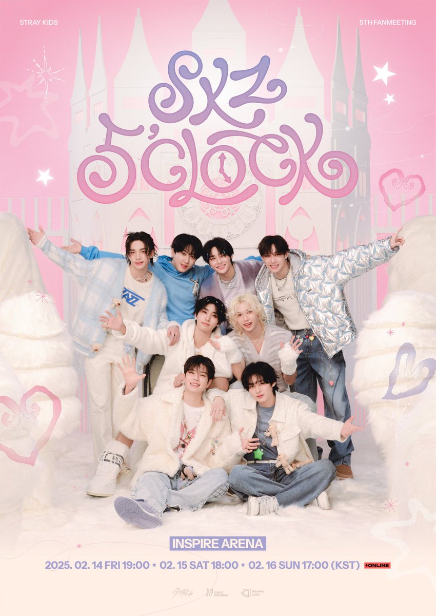 StrayKids 5TH FANMEETING ⋆˙⟡ 𝗦𝗞𝗭 𝟱'𝗖𝗟𝗢𝗖𝗞 ✧˖° 本国