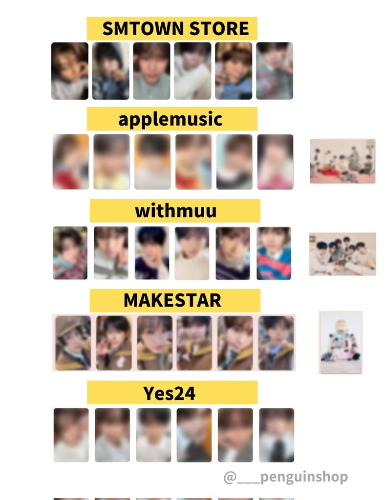 nctwish トレカ yes24 ユウシ winter wishful