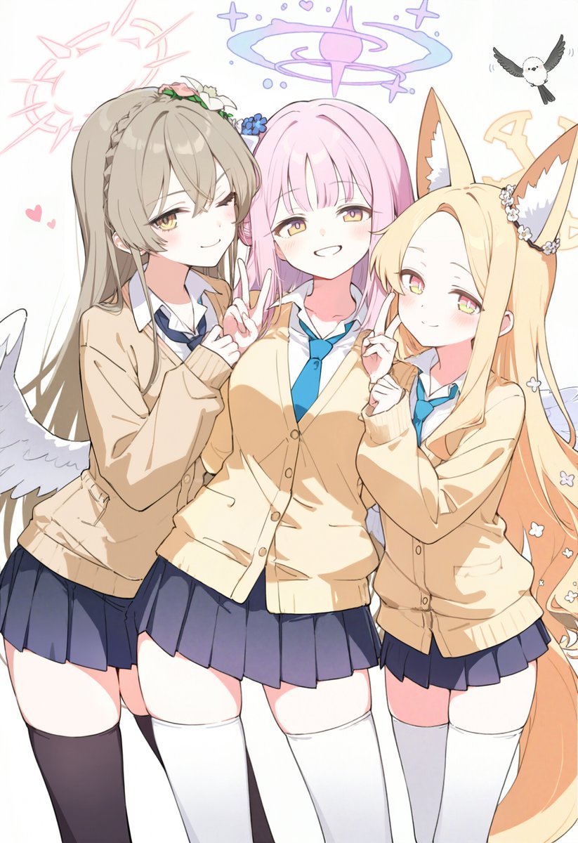 ティーパーティー♪ 桐藤ナギサ/聖園ミカ/百合園セイア #ブルアカ