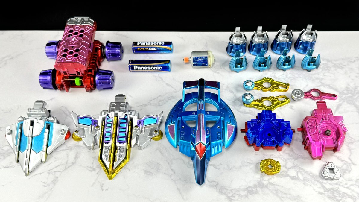 マイティゼロデルタ』完成しました。 通常のゼロデルタと、ギア