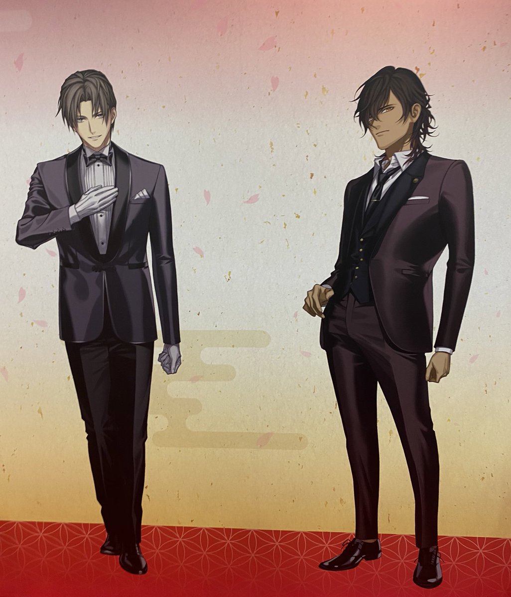 刀剣乱舞 #大本丸博 #刀剣乱舞十周年 祝装の孫六・後家・長谷部・大