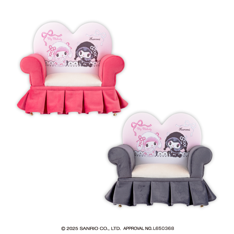 マイメロディ♡クロミ 月夜のメロクロ ソファ型ジュエリーボックス