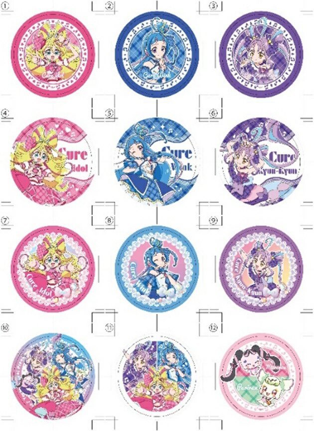 BIGホログラム缶バッジキャンデー キミプリ キミとアイドルプリキュア