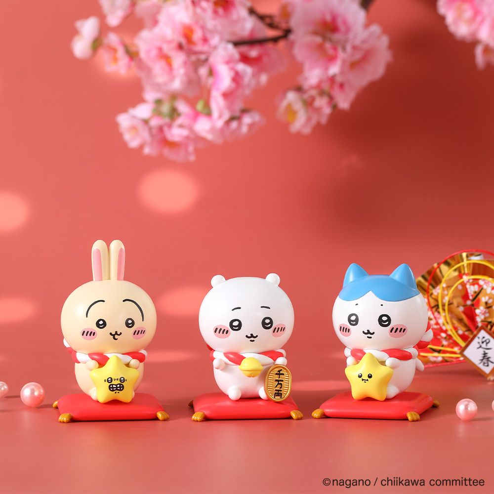 台湾Yendarにて 『ちいかわ金運を招くフィギュア』が発売！ 小判を持っ
