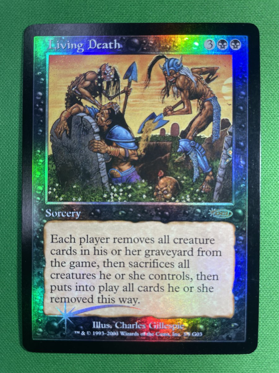 商品紹介】#mtgjp #mtgfoil (Promo-Judge)Living Death/生ける屍