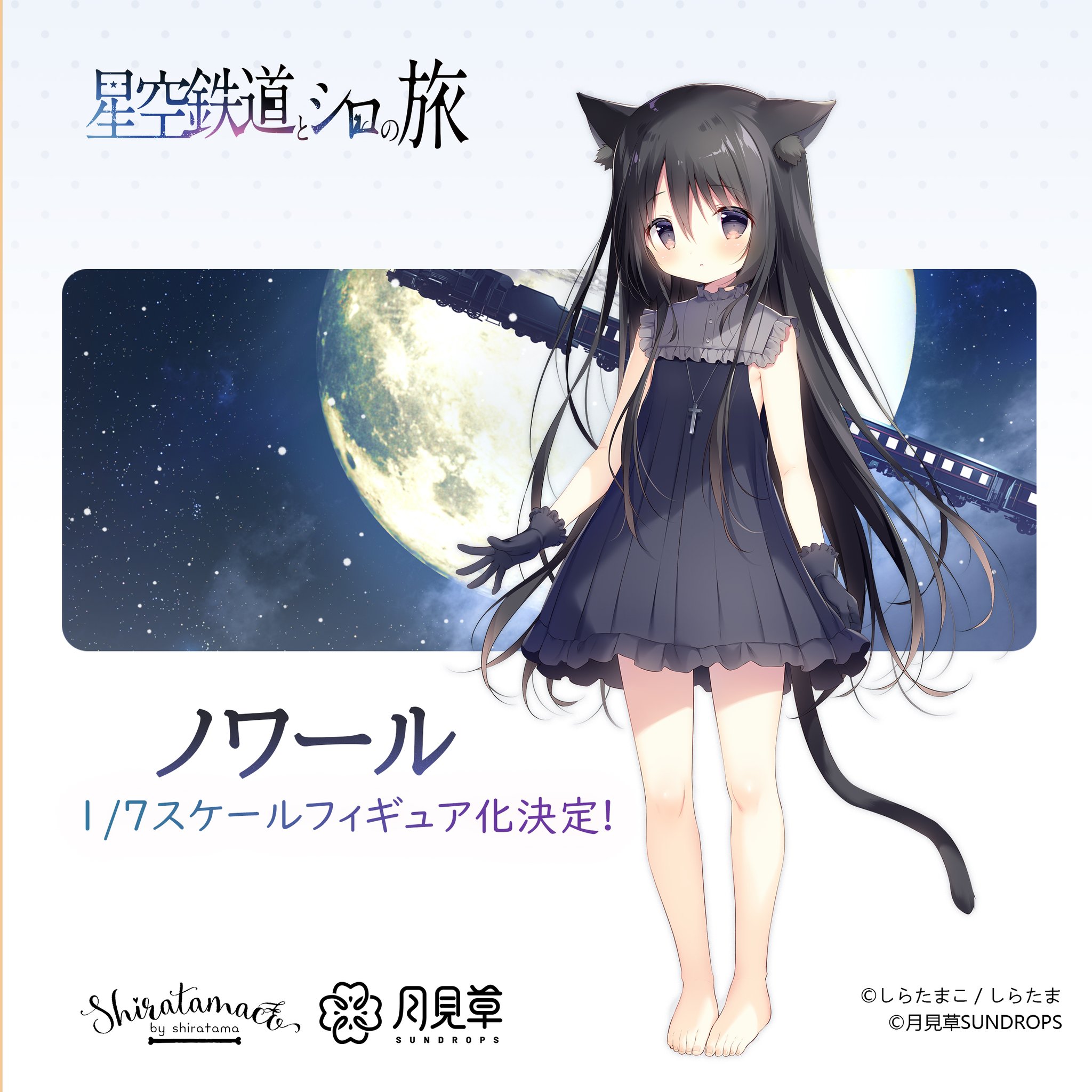 星空鉄道とシロの旅 星シロ ねり ミニアートグラフ しらたまこ