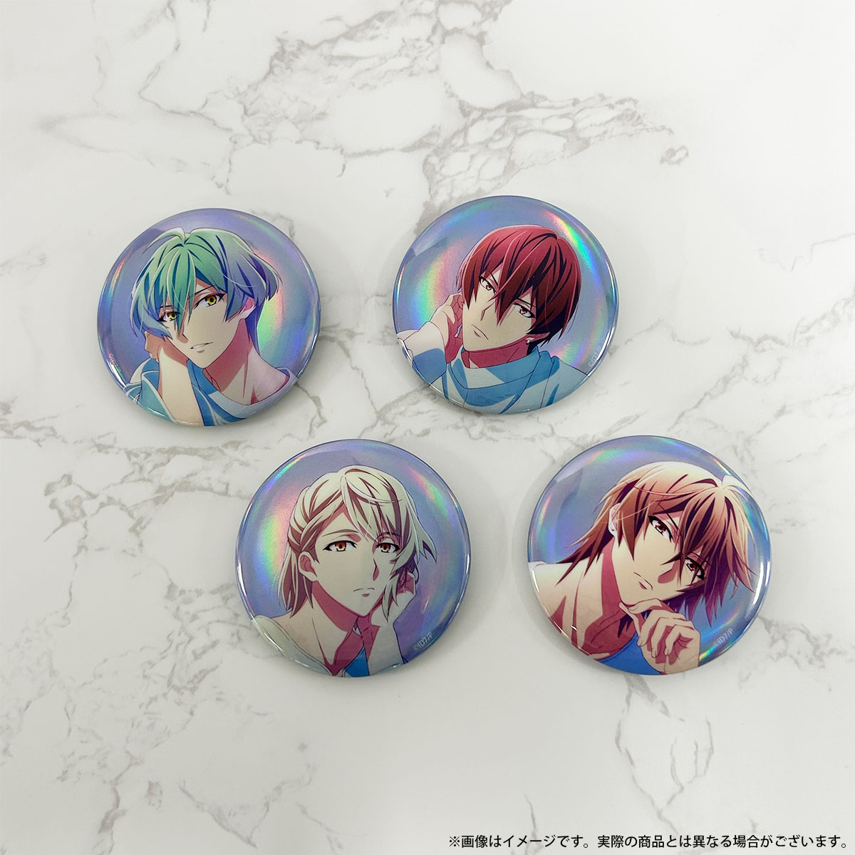 アニナナ展 会場先行販売グッズ紹介】 「オーロラ缶バッジセット