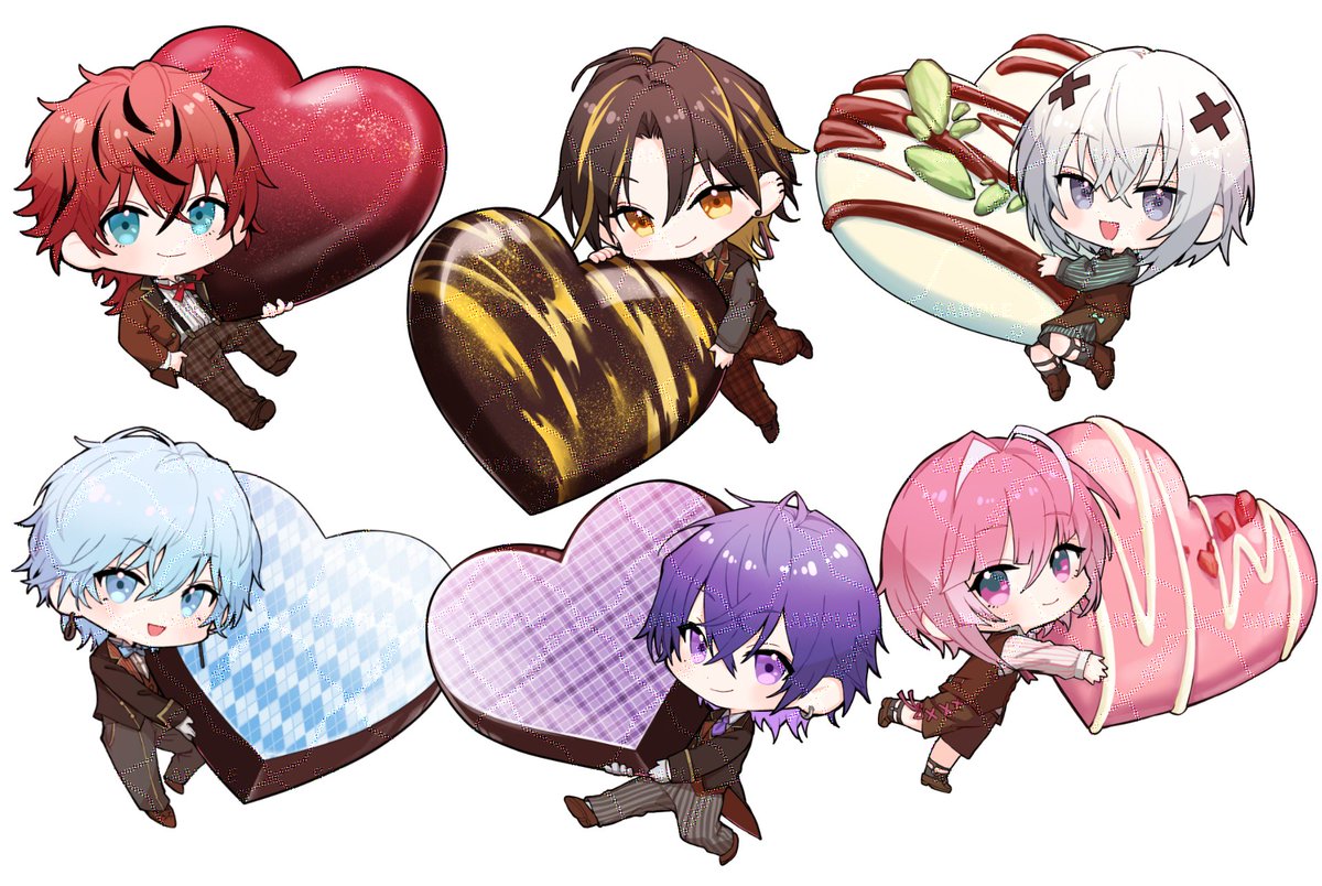 お仕事】 めておら様のバレンタイン・キッス歌ってみたでのデフォルメ