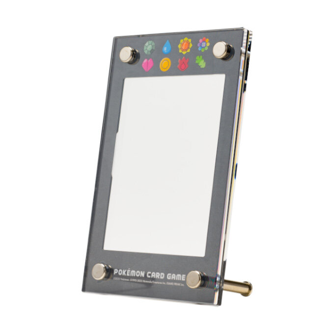 ポケカ新商品】 ✓ディスプレイフレーム ジムバッジ 赤緑 📅発売日