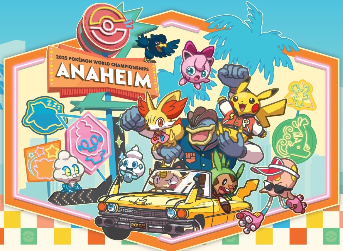 WCS 2025 スタジャンピカチュウ アナハイム ポケカサプライ5点セット