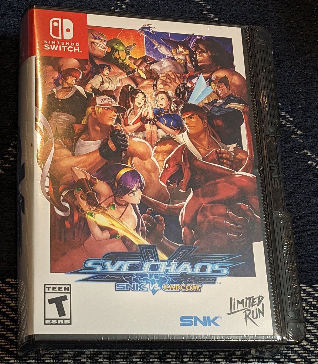 SNK VS CAPCOM SVC CHAOSのLIMITED RUN GAMES限定版が届きました
