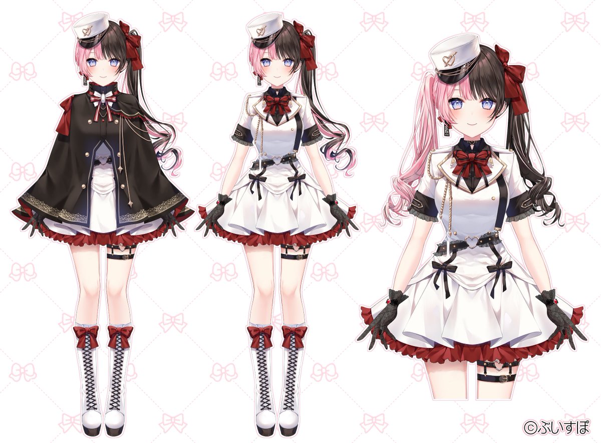 ぶいすぽっ！」橘ひなのちゃん(#hinano_tachiba7 )の軍服衣装リメイク