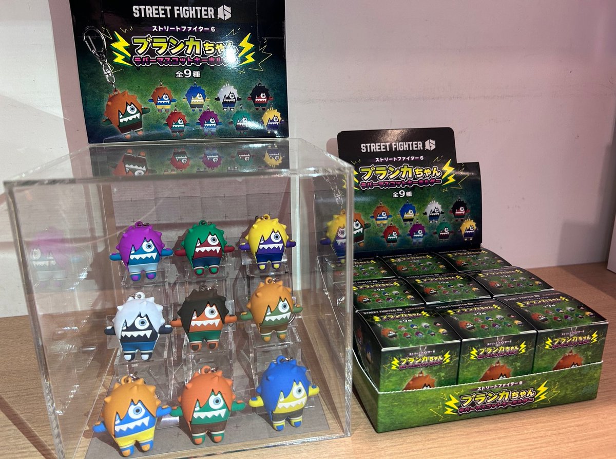 新商品】 ストリートファイター6 ブランカちゃん ラバーマスコット