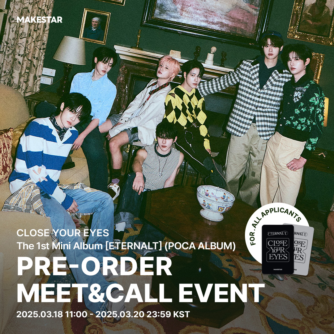CLOSE YOUR EYES The 1st Mini Album [ETERNALT] (POCA ALBUM) PRE