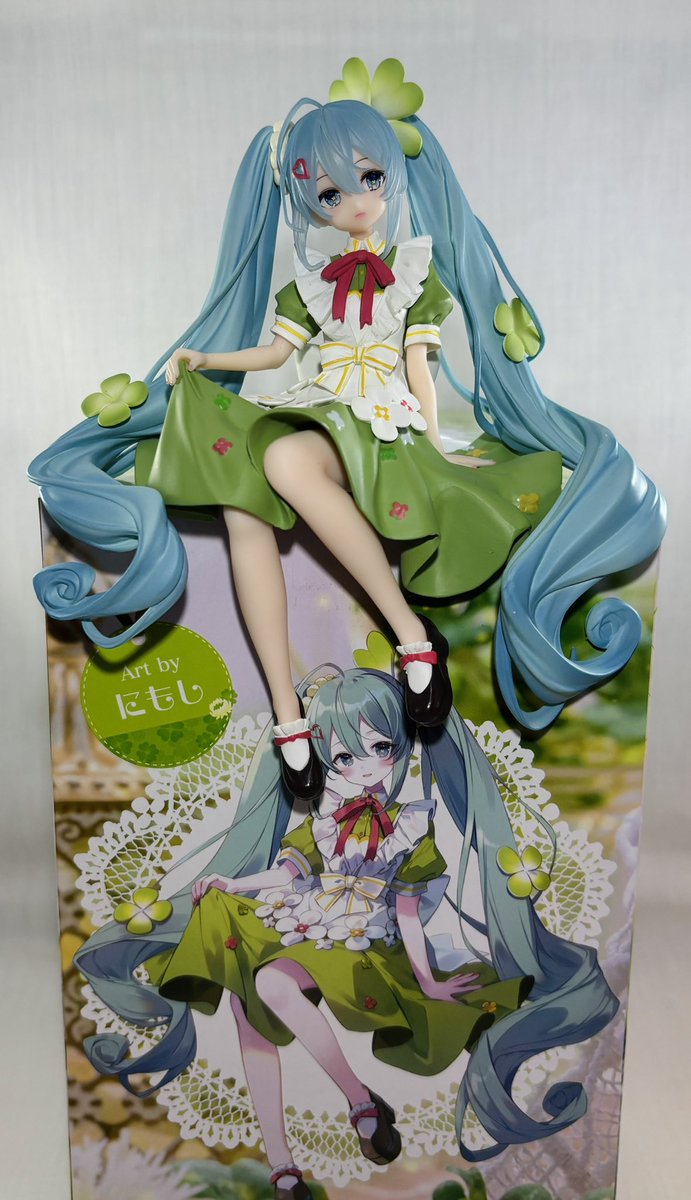 初音ミク ぬーどるストッパー フィギュア Flower Fairy クローバー