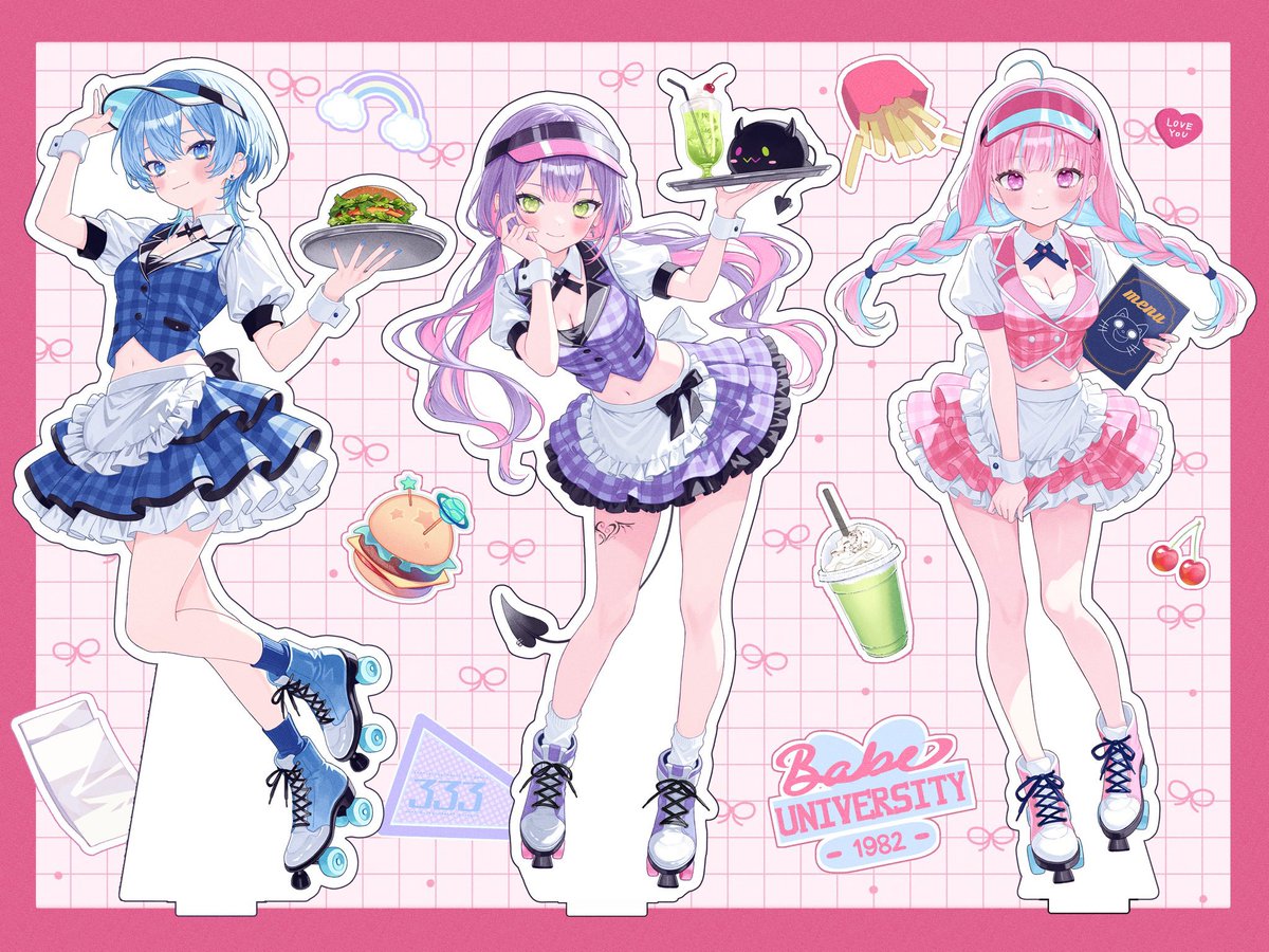 ホロクルで頒布予定のスタテンアクスタ の絵です 衣装テーマは