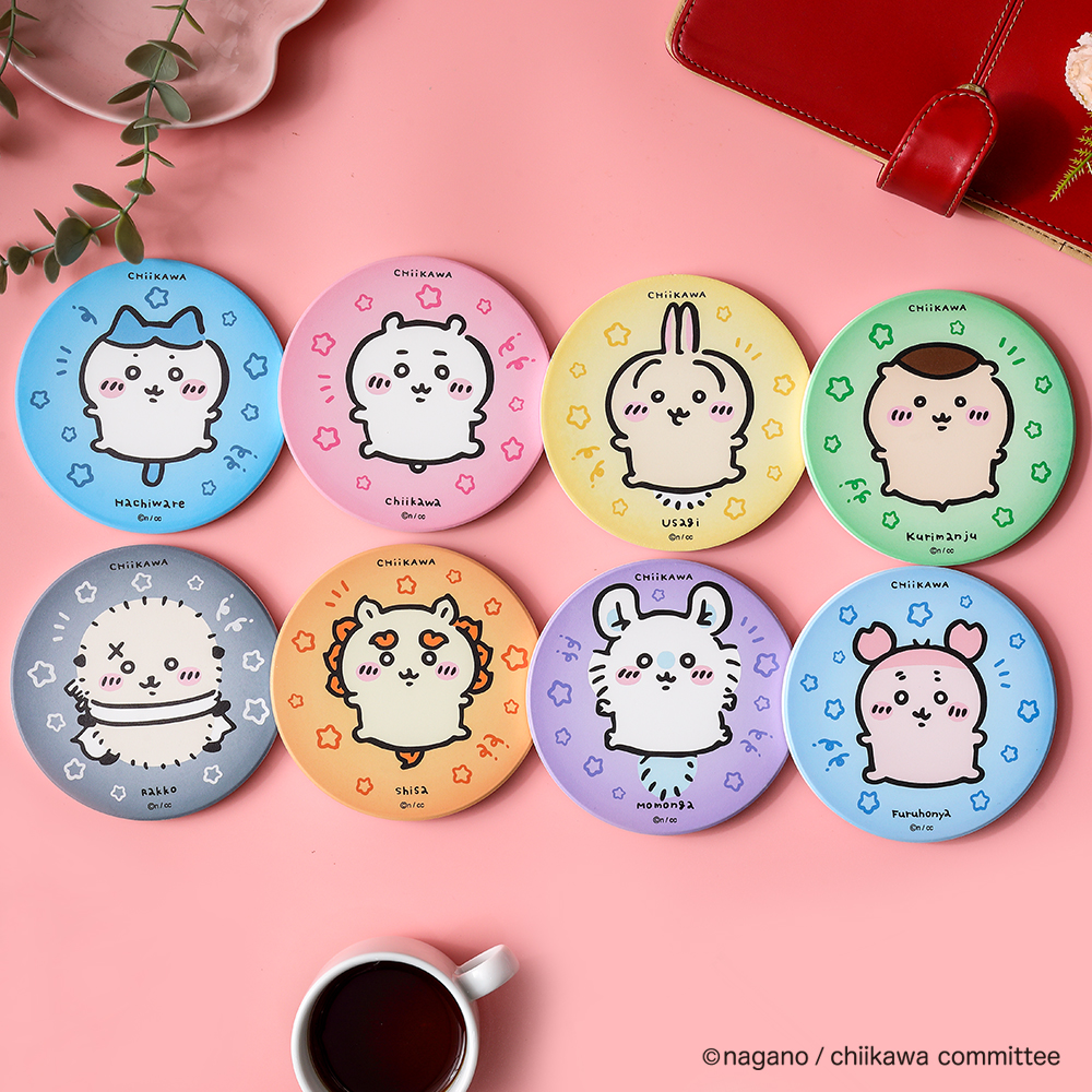 台湾セブンイレブンにて ちいかわの陶磁吸水コースターが登場🎶 優れた