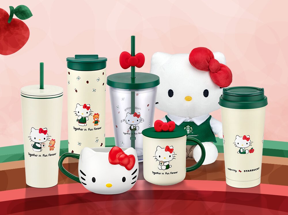 速報‼ 韓国スタバ×キティちゃんのコラボMDの再販が決定🎀 昨年9月に