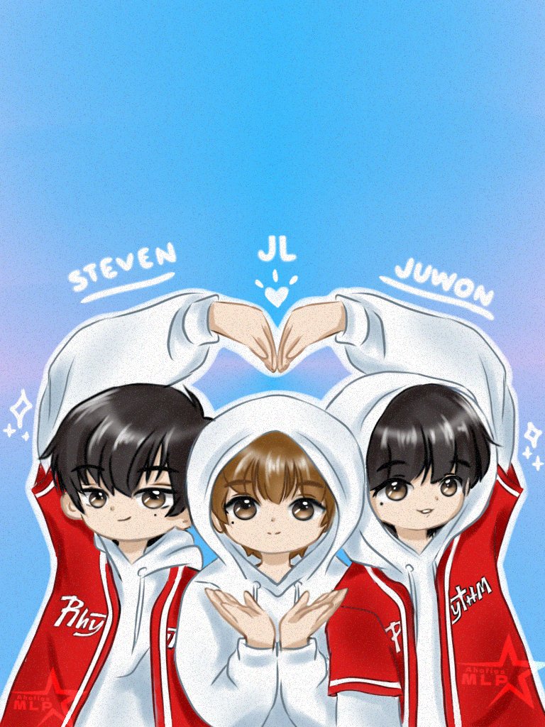 AHOF SteJayWon Chibi Just Loving this cutie Trio 🫶 #ahof