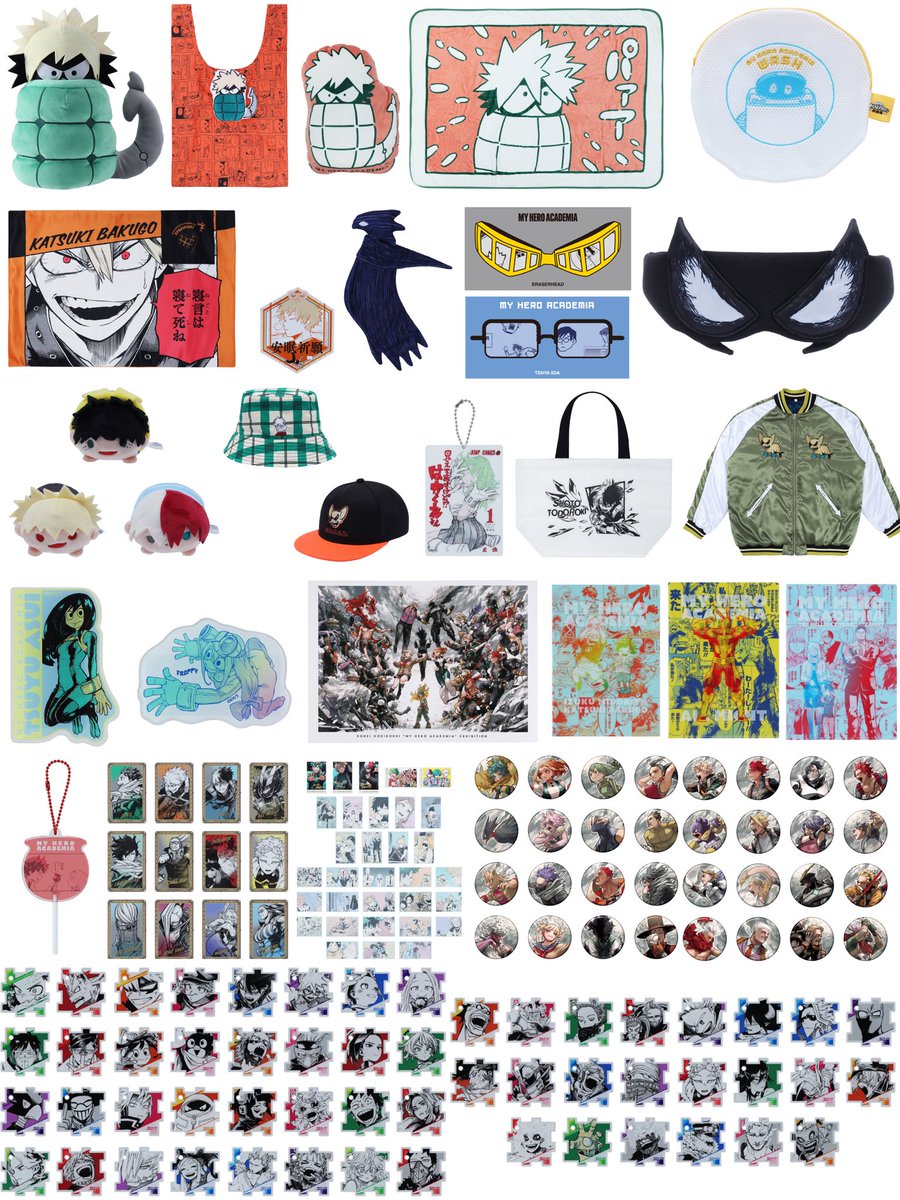 堀越耕平『僕のヒーローアカデミア』原画展 4月14日公開グッズ①