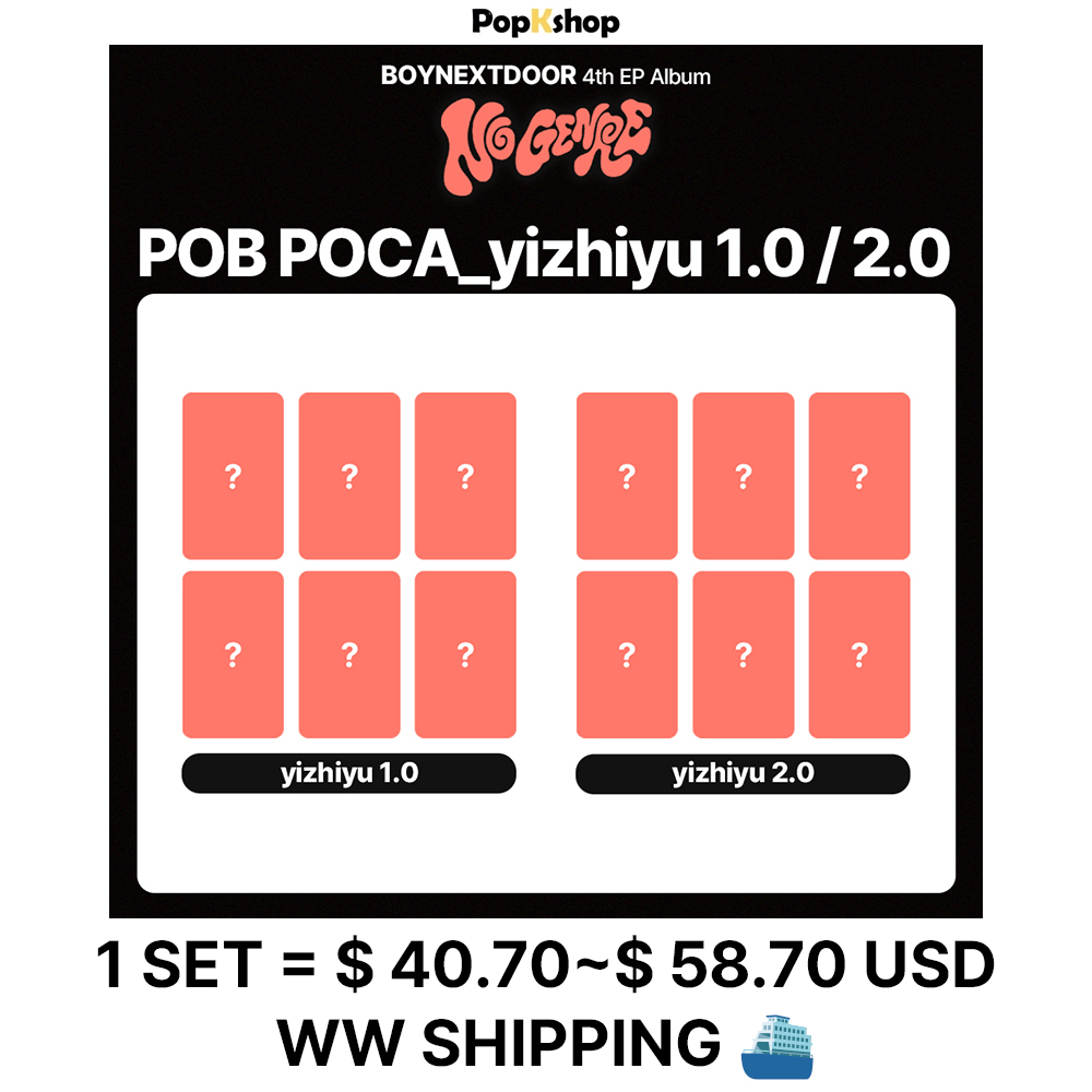 ✨BOYNEXTDOOR 4th EP Album ' No Genre ' ✨ YZY yizhiyu 一直娱 POB