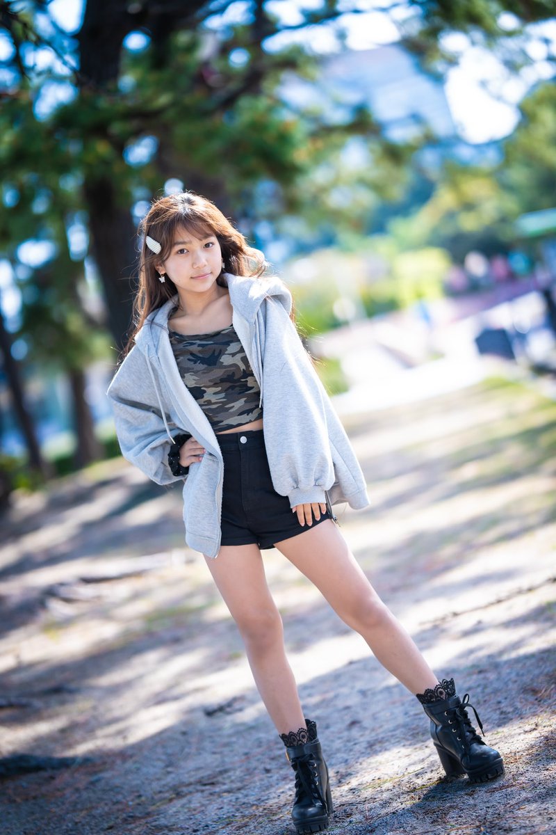 アリアナちゃん（JC1）シェルターベルトで撮影スタート😊 #アリアナ