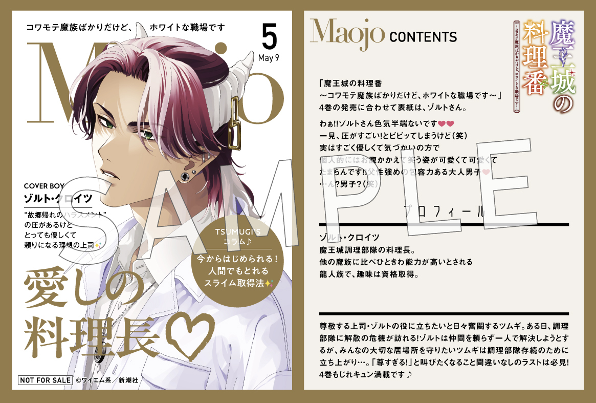 本】TSUTAYA限定特典／ 5月9日(金)頃発売 『#魔王城の料理番 4巻