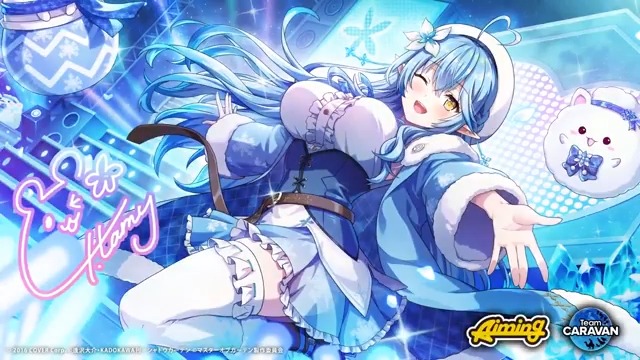 新キャラクター予告】 5/1(木)13:00より 「[蒼雪に咲く華]雪花ラミィ