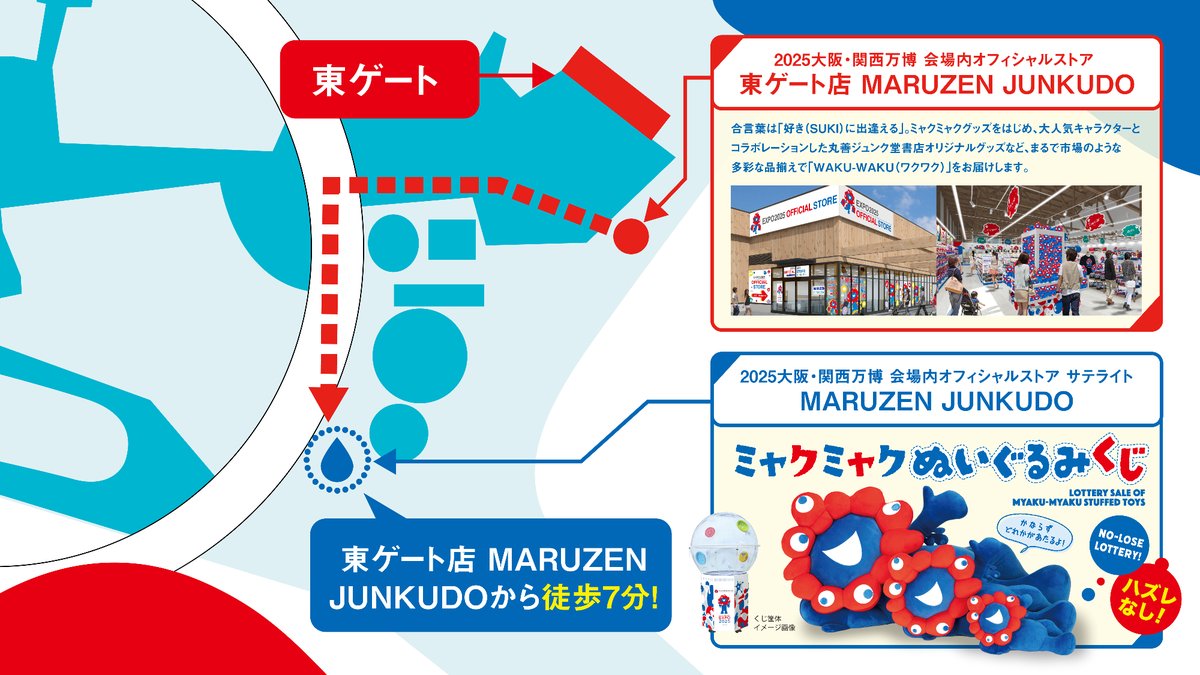 MARUZEN JUNKUDO サテライト 🕘04/26(土)開店しました ぬいぐるみくじ