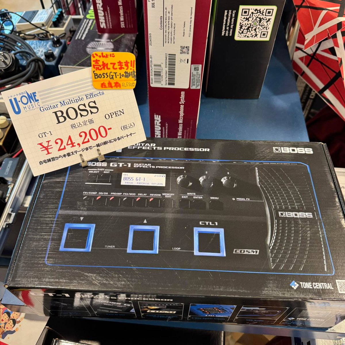 📣5/9～価格改定 値上がりいたします BOSS GT-1 ¥24,200(税込) 人気の