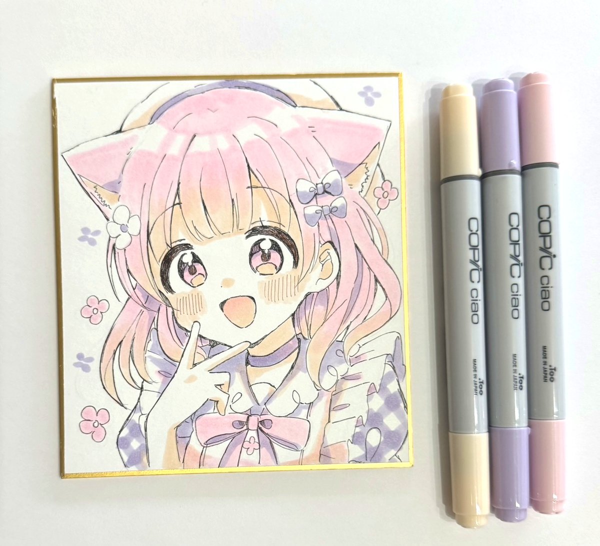 6月26日発売の『コピック×色紙のきほん』にて「コピックデビューセット