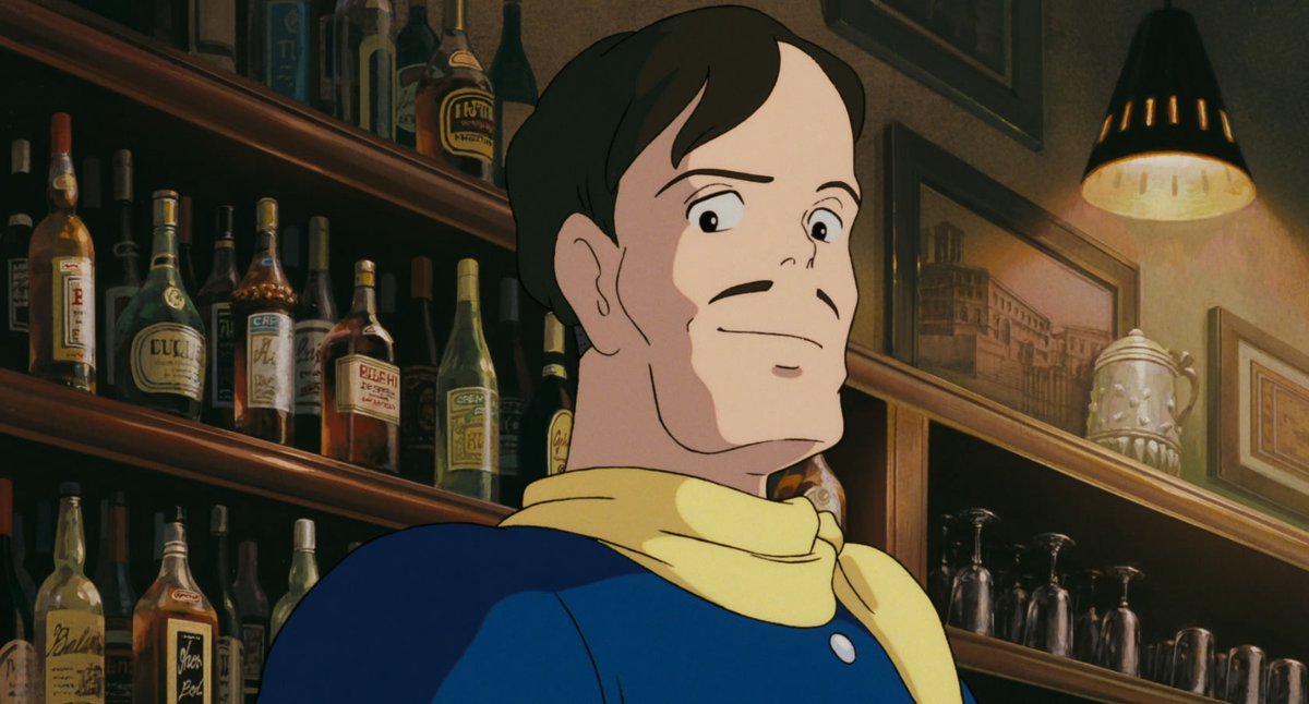 ドナルド・カーチスは空賊連合が雇った用心棒で、ポルコのライバル