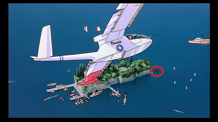 ジーナの賭けがどうなったのか、答えはこのシーンにあります。 #紅の豚