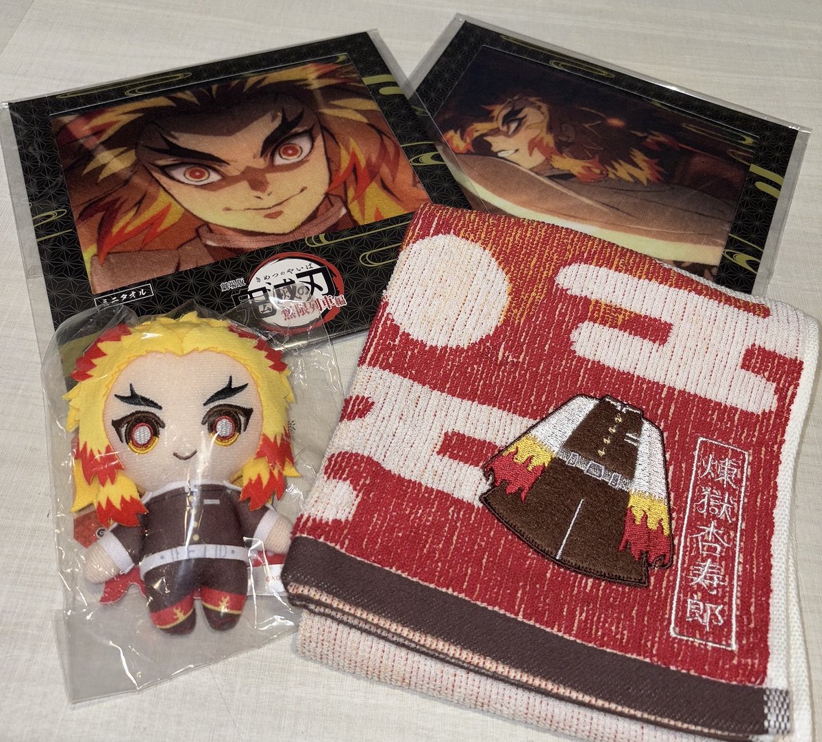 劇場版 無限列車編 グッズ 煉獄杏寿郎 羽織タオル 未開封 劇場版 無限