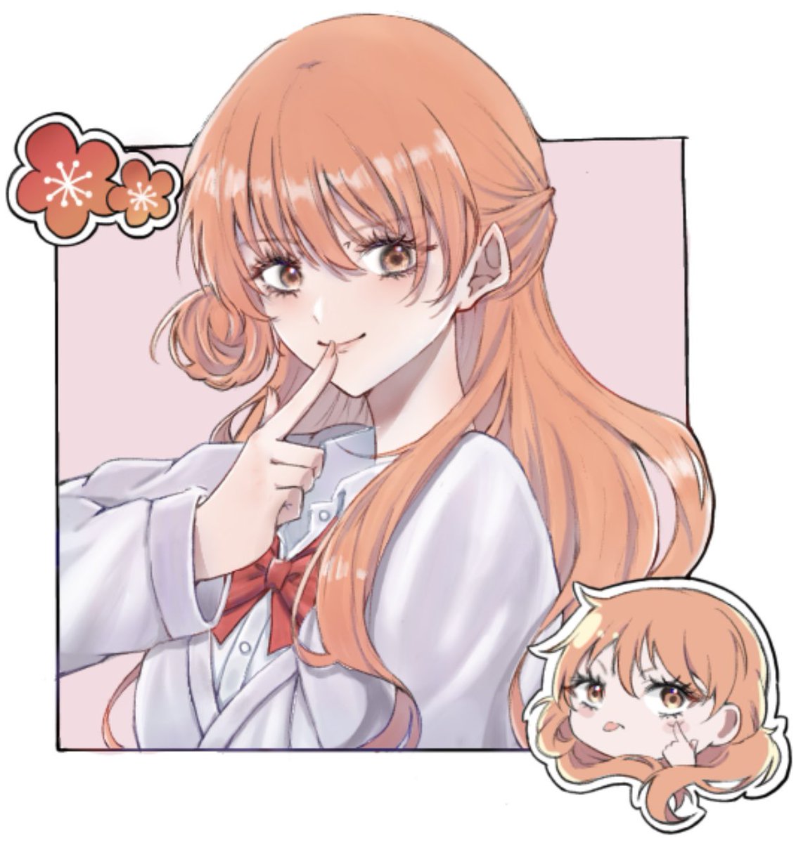 胡桃沢梅 #イラスト #君に届け #くるみちゃん