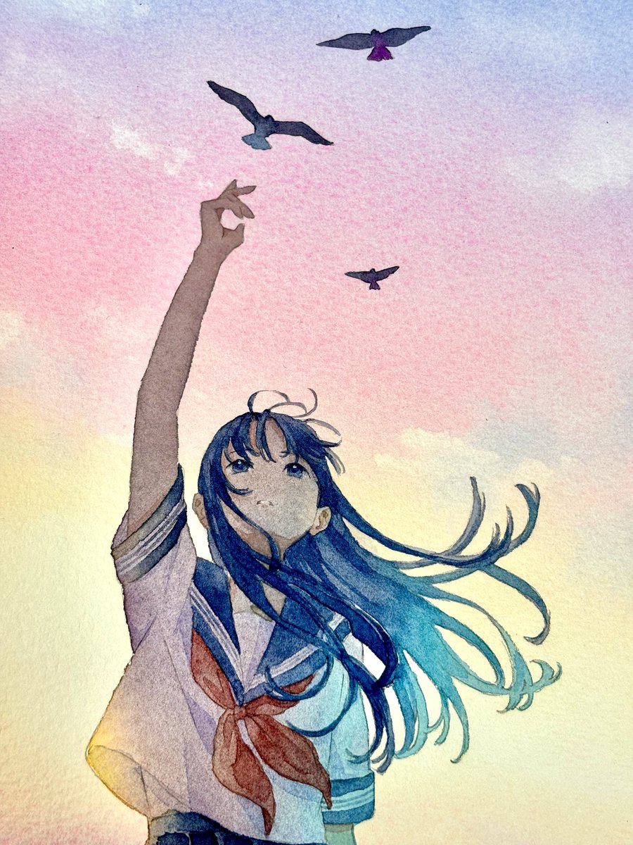 青瀬きいろのイラスト