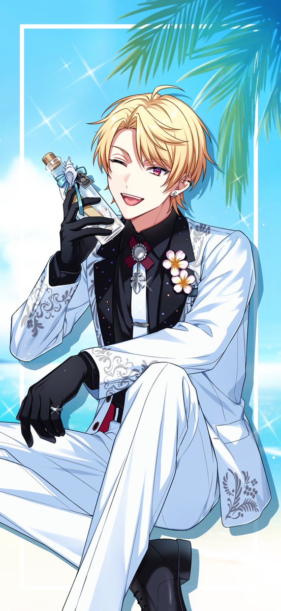 魔除けの絵札 【バーテンからの手紙】観月 累 初登場 期間限定ガチャに